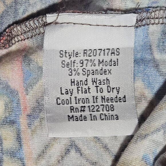 Johnny Was Boho Nelsona Long Sleeve Patchwork Design Tunic Chic Spring Dress - Picture 8 of 11